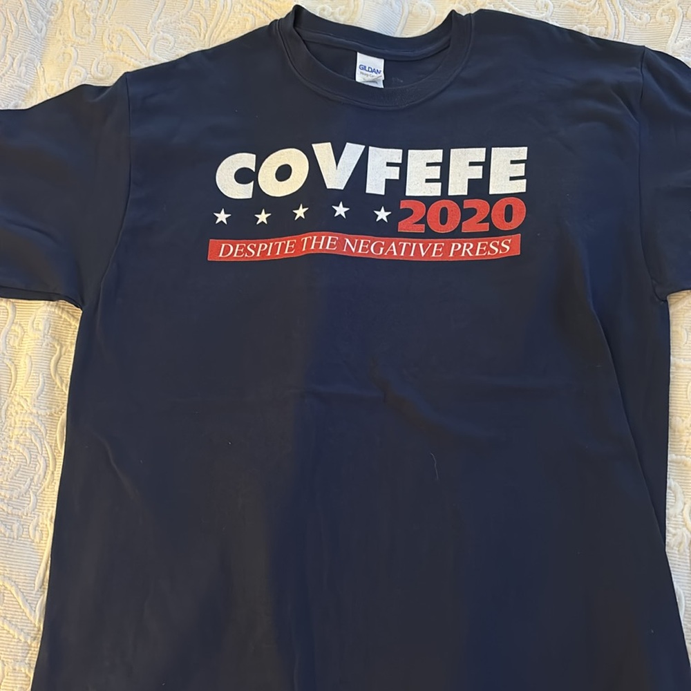 2020 Donald Trump COVFEFE Unisex Tee Shirt - Large